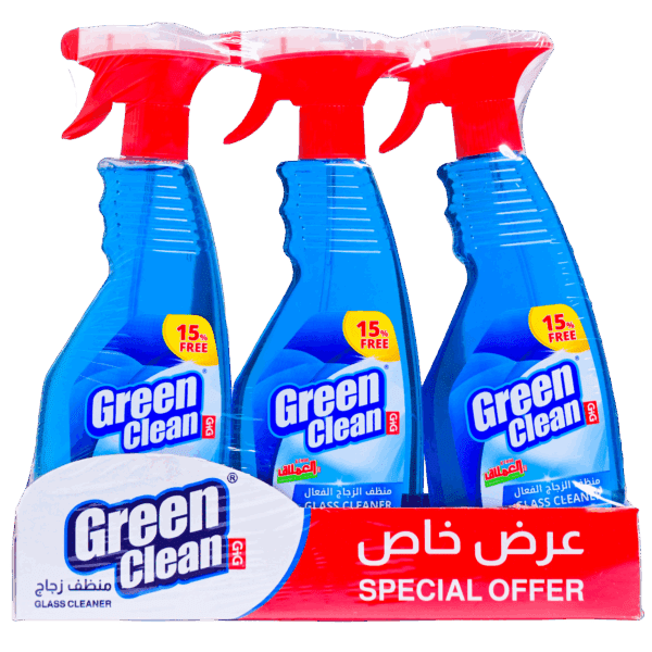 منظف الزجاج الفعال 690 مل (3*1)