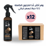 بخاخ الشعر بزيت الثوم الاسود كرتون