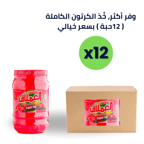 العملاق سوبر جل ورد 1 ك كرتون