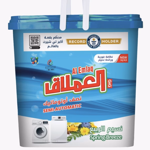 مسحوق غسيل سطل  نسيم الربيع نصف اتوماتيك 5كيلو